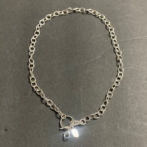 Origami Owl Silver 16 inch necklace w/ toggle and hook